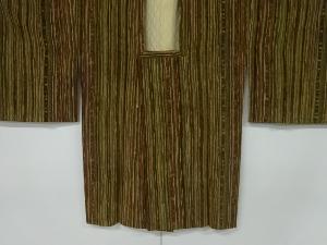 縞に蔦の葉模様道行コート